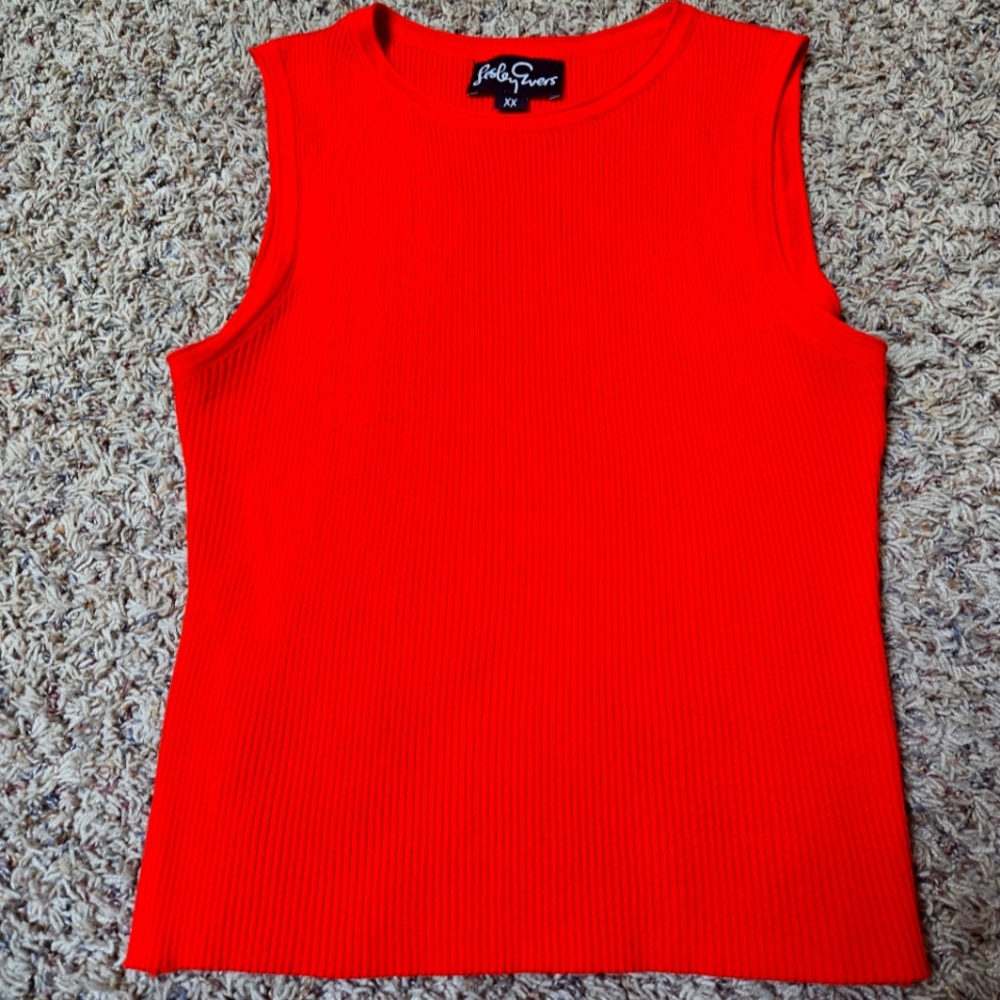 Lesley Evers Ribbed Tank